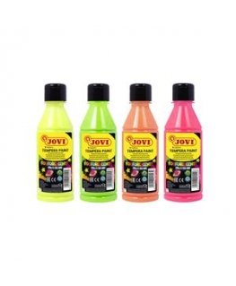 JOVI Tempera Paint, 250ml, pink, fluorescent