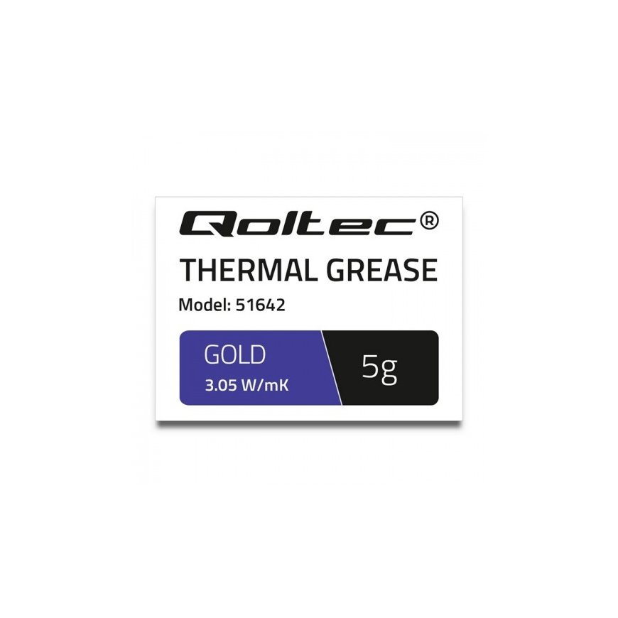 Qoltec 51642 jäähdytyslevyn yhdiste 3,05 W/m·K 5 g
