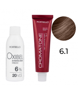 Montibello Cromatone hiusväri 60ml - 6,1 | Tumman tuhka