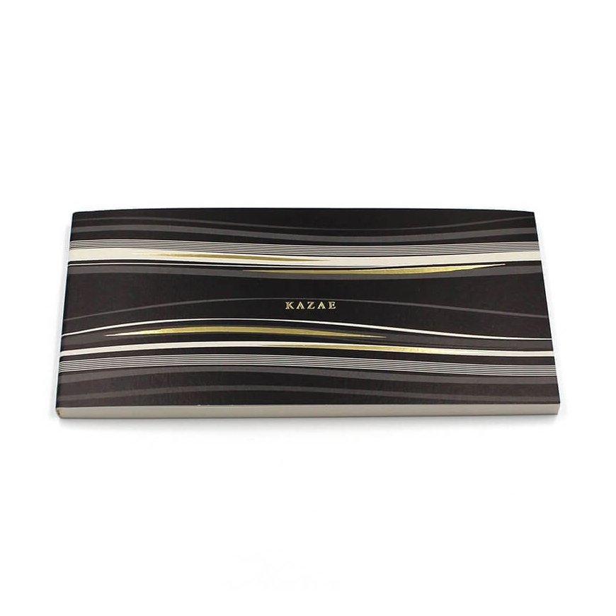 "Kaza-e Memo Pad" Sticky Notes Booklet, 8mm Line - Black TKE-MP-BK