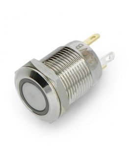OEM ON-OFF switch monostable - 2A/250V - flat - green