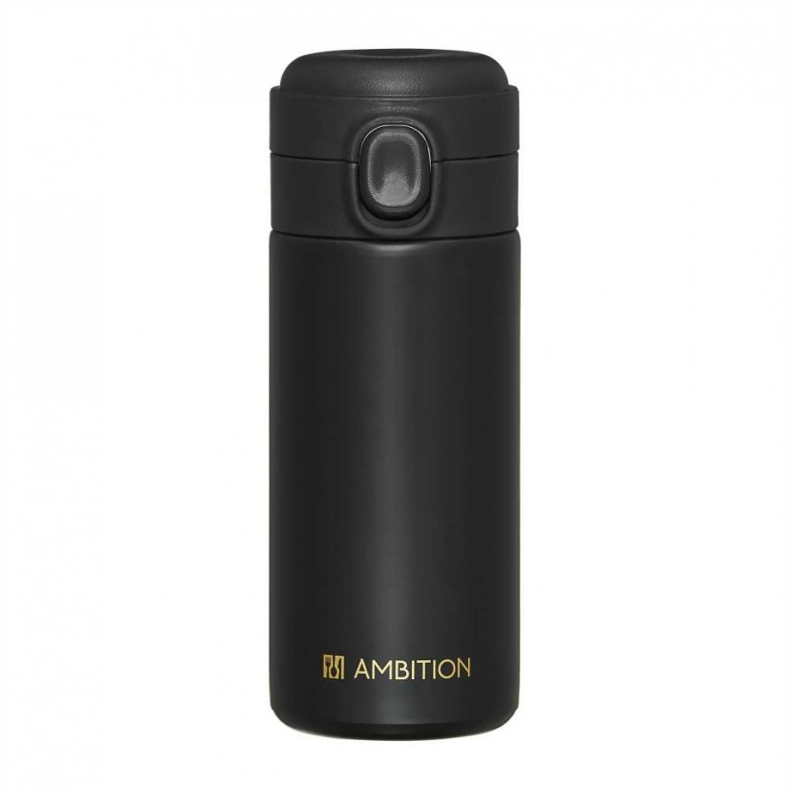 Alice Thermo Mug 320 ml Black AMBITION