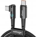 USB-C / USB-C right-angle cable Voltage PowerAngle 100W PD 100cm black USB-C / USB-C right-angle cable Voltage PowerAngle 100W PD 100cm black
