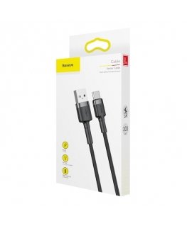Baseus CATKLF-BG1 mobilo telefonu kabelis Melns 1 m USB A USB C