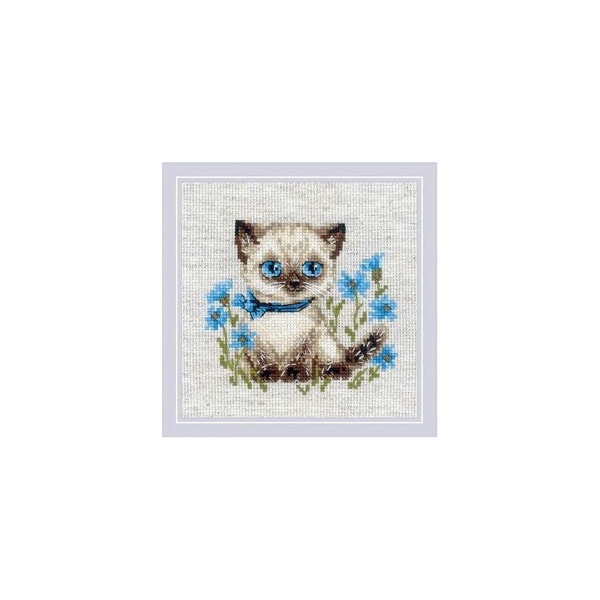 Uab Riolis Cross Stitch Kit Siamese Kitten SR2118