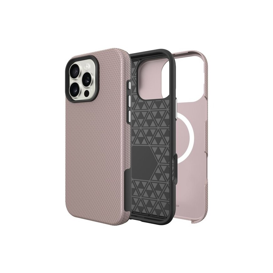 Perfectionists Triangle Mag Case for Apple iPhone 17 in Rose Gold – 2