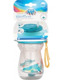 CANPOL BABIES спортивная кружка с закрывающейся соломкой, 350 мл, 56/518