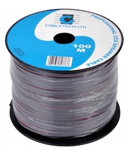 Cabletech CCA kaiutinkaabeli 0,20 mm musta