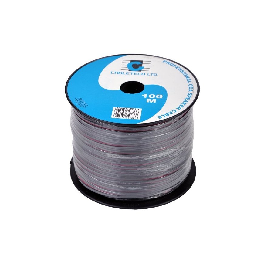Cabletech CCA kaiutinkaabeli 0,20 mm musta