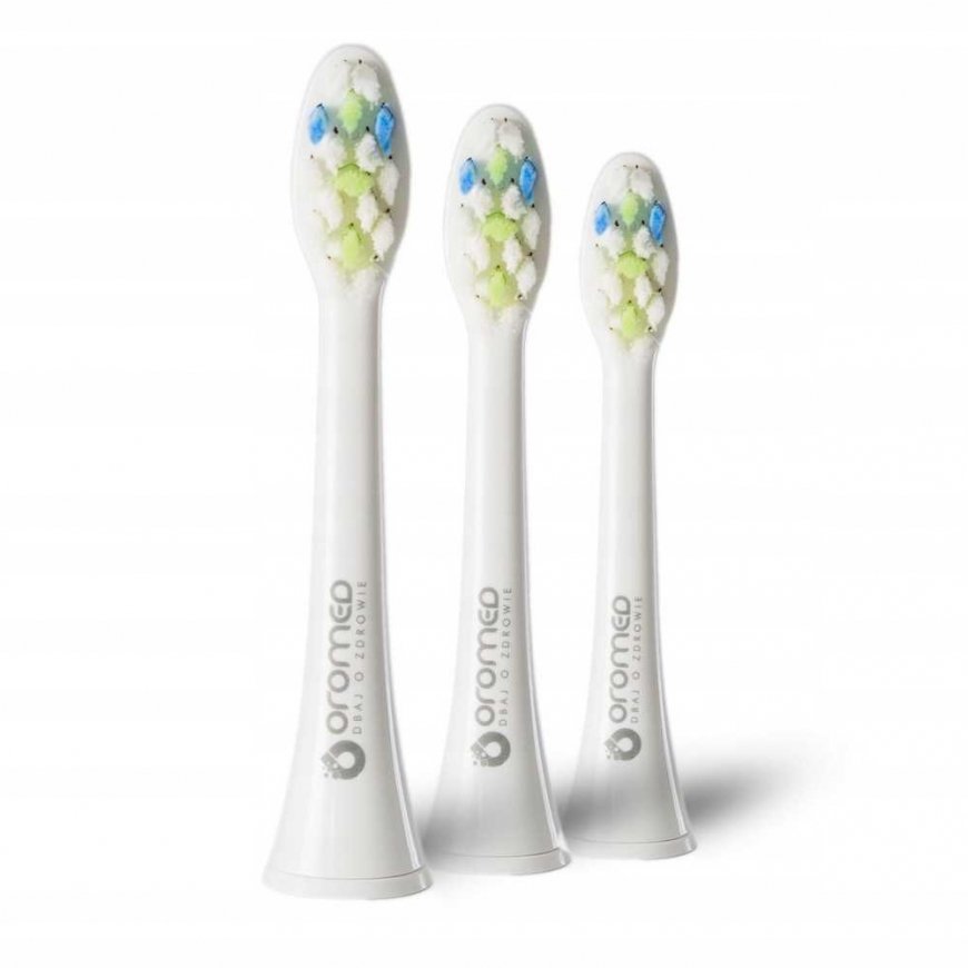 Oromed ORO-SONIC NEXT Toothbrush Heads, Pink, Pack of 3. – 2