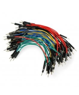 OEM Jumper Wires Male-Male 10cm Colored - 50 pcs
