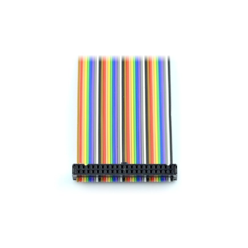 OEM IDC 40-Pin Socket to Socket Cable 40cm for Raspberry Pi 4B/3B+/3B/2B