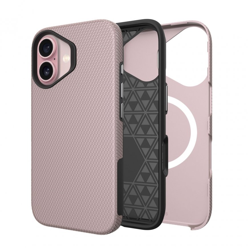 Perfectionists Triangle Mag Case Apple iPhone 11 rozā zelta