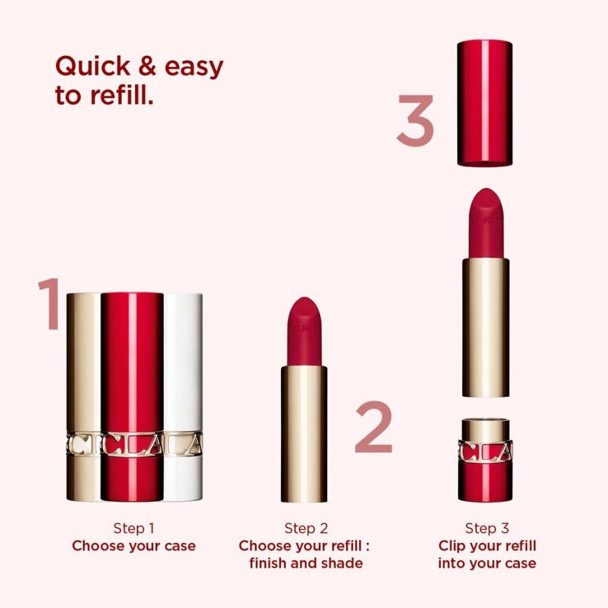 Clarins Joli Rouge Velvet 3,5 g 768V strawberry Matēts – 2