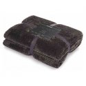 DecoKing Blanket HENRY GRAPHITE color with a textured tapestry pattern modern 70x150 DecoKing Blanket HENRY GRAPHITE color with a textured tapestry pattern modern 70x150