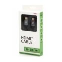 Vaizdo kabelis HDMI M – HDMI M, HDMI 2.1 – itin didelės spartos, 1 m, paauksuotos jungtys, aliuminio korpusas, juodas, logotipas Vaizdo kabelis HDMI M – HDMI M, HDMI 2.1 – itin didelės spartos, 1 m, paauksuotos jungtys, aliuminio korpusas, juodas, logotipas