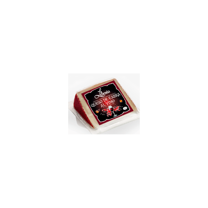 Ožkos sūris LA LEYENDA, punase veini maitsega, 200 g.
