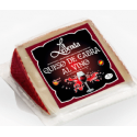 Ožkos sūris LA LEYENDA, punase veini maitsega, 200 g.