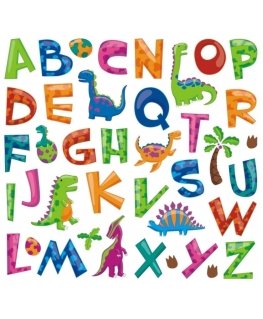 Marko Wall Decorations 3D Wall Decor - Dinosaur Letters