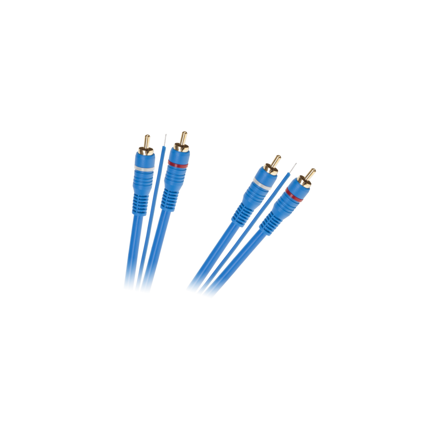 Кабель Oem 2 x RCA - 2 x RCA + провод 5 м