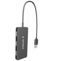 Gembird UHB-U2P4-04 sąsajos šakotuvas USB 2.0 480 Mbit/ai Juoda Gembird UHB-U2P4-04 sąsajos šakotuvas USB 2.0 480 Mbit/ai Juoda