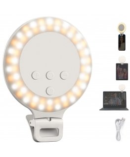 Neewer ENTRY LEVEL VERSION NR5 3.8" Clip on Selfie Ring Light