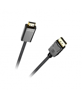 LP Inne DisplayPort - HDMI 4K 1,8m kabelis
