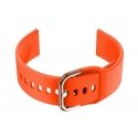 Pacific gumový dirželis do smartwatch 20 mm - oranžinė/r. auksinė Pacific gumový dirželis do smartwatch 20 mm - oranžinė/r. auksinė