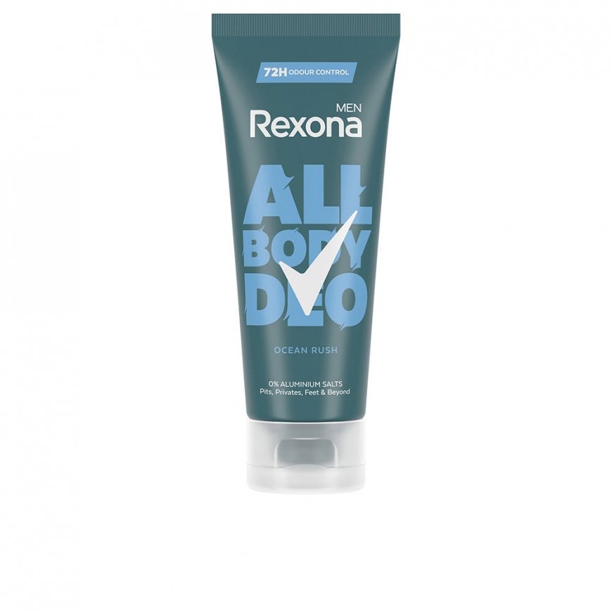 Rexona Men All Over Body Cream Ocean Rush Deodorant for Men, 75 ml