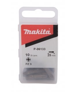 Makita PZ3x25mm atsuktuvo bitas (10vnt.) P-06133