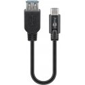 Goobay 67894 USB kabelis USB 3.2 Gen 1 (3.1 Gen 1) 0,2 m USB C USB A Melns Goobay 67894 USB kabelis USB 3.2 Gen 1 (3.1 Gen 1) 0,2 m USB C USB A Melns