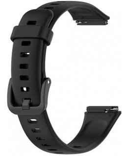 4Wrist Silicone strap for Huawei Watch Band 7 - black