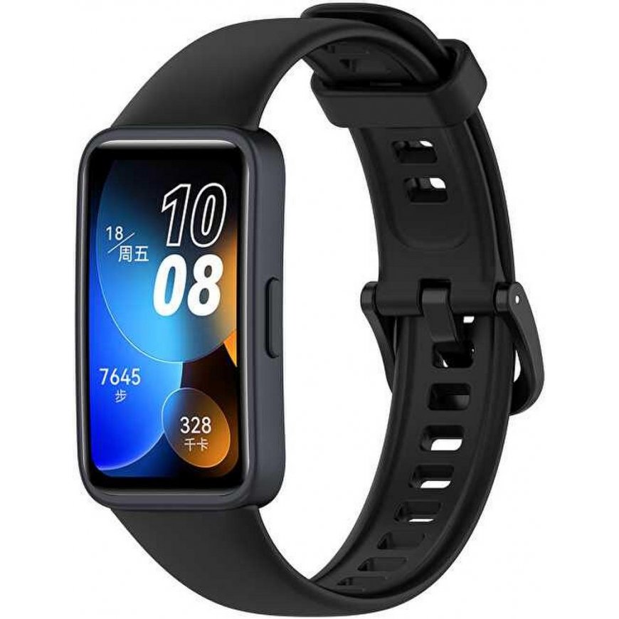 4Wrist Silicone strap for Huawei Watch Band 7 - black – 2