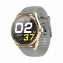 Gino Rossi SW012-5 Smart Watch, Rose Gold Case with Gray Strap Gino Rossi SW012-5 Smart Watch, Rose Gold Case with Gray Strap