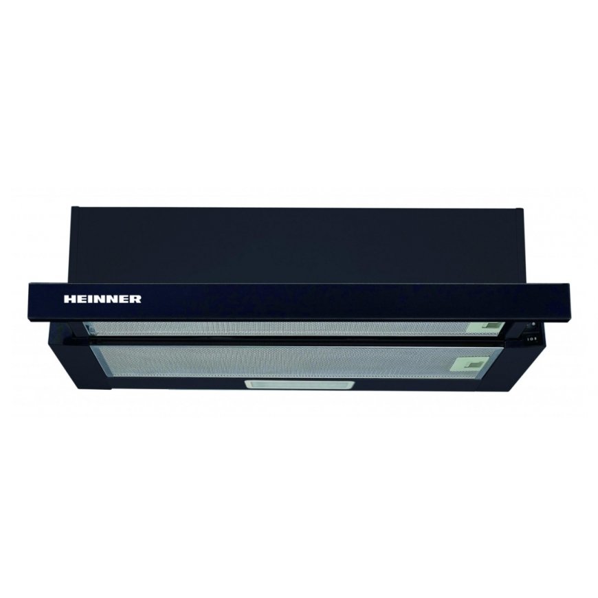 Heinner HTCH-440GBK gartraukis Pusiau įmontuojamas (ištraukiamas) Juoda 325 m³/h