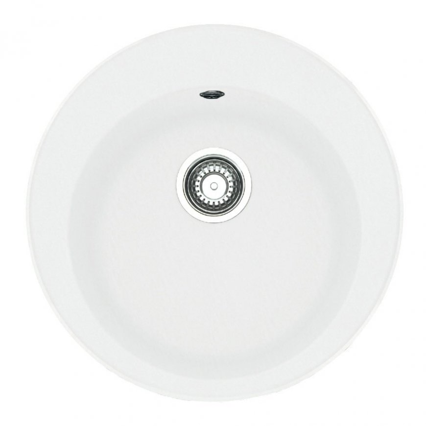 Granitizēta izlietne Franke Ronda, ROG 610-41, ar aizsprostu vārstu, Glacier