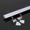 LED kampinis profilis V-TAC, su dangteliu ir užbaigimais, baltas, 2000x19x19mm LED kampinis profilis V-TAC, su dangteliu ir užbaigimais, baltas, 2000x19x19mm