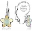 Levien Playful folding earrings with Chaton Light Siam pins Levien Playful folding earrings with Chaton Light Siam pins