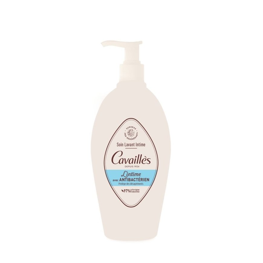 Roge Cavailles Antibakterinis Intymus Natūralių Ingredientų Intymus Plaunamasis Gelis, 250 ml