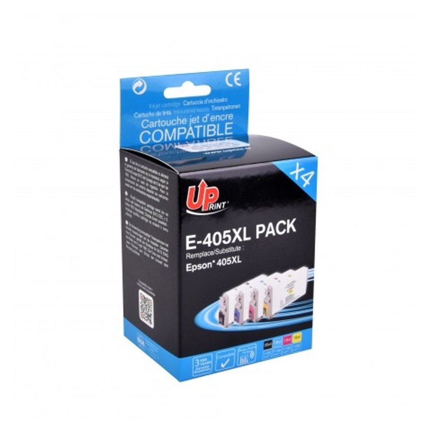 UPrint compatible ink / toner C13T05H64010, 405XL, E-405XLUPP4, CMYK, 4x1100s, 1x25 + 3x19ml