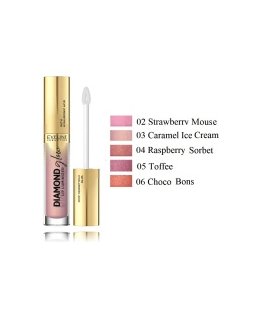 Eveline Cosmetics Diamond Glow Lip Luminizer 09 Peach Dream, 4.5 ml