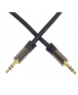 PREMIUMCORD cable, screened, 3.5 mm jack - 3.5 mm jack M/M 1.5 m