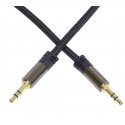 PREMIUMCORD cable, screened, 3.5 mm jack - 3.5 mm jack M/M 1.5 m PREMIUMCORD cable, screened, 3.5 mm jack - 3.5 mm jack M/M 1.5 m