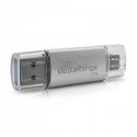 MediaRange MR941-1 USB atmintukas 1 TB USB Type-A / USB Type-C 3.2 Gen 1 (3.1 Gen 1) Sidabras MediaRange MR941-1 USB atmintukas 1 TB USB Type-A / USB Type-C 3.2 Gen 1 (3.1 Gen 1) Sidabras