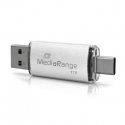 MediaRange MR941-1 USB flash drive 1 TB USB Type-A / USB Type-C 3.2 Gen 1 (3.1 Gen 1) Silver