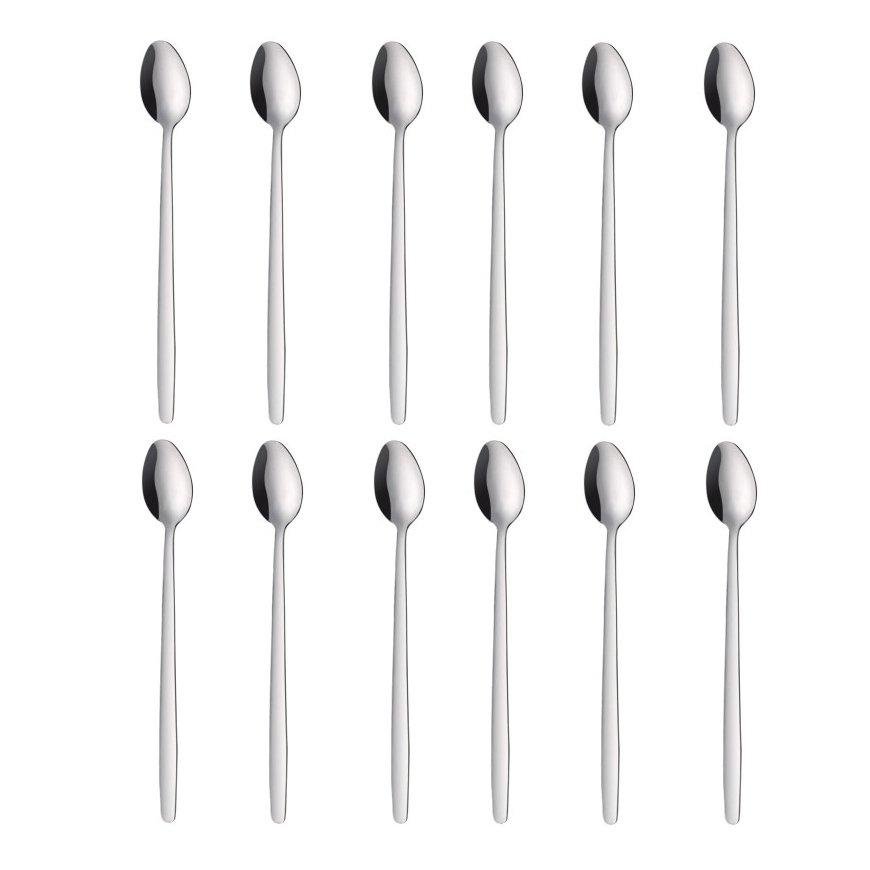 Latte Macchiato Coffee Spoons Economic Set 12 Pcs - Hendi 764138