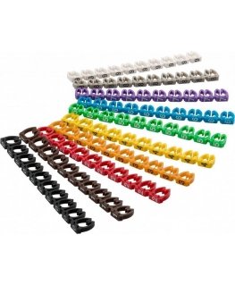 Goobay 72515 kabelio žymeklis Multi spalvos PVC 100 vnt
