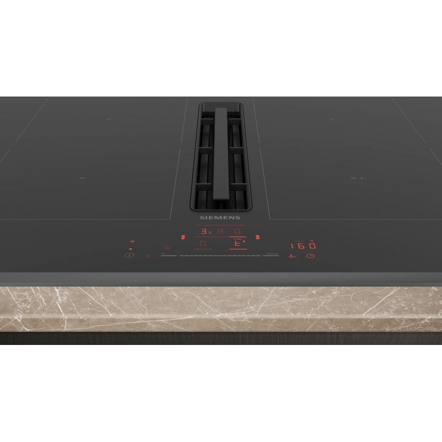 Siemens iQ500 ED851HQ26M hob Black Built-in 80 cm Zone induction hob 4 zone(s) Built-in hood – 3