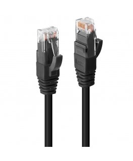 Lindy 45431 tīkla kabelis Melns 0,5 m Cat6 U/UTP (UTP)