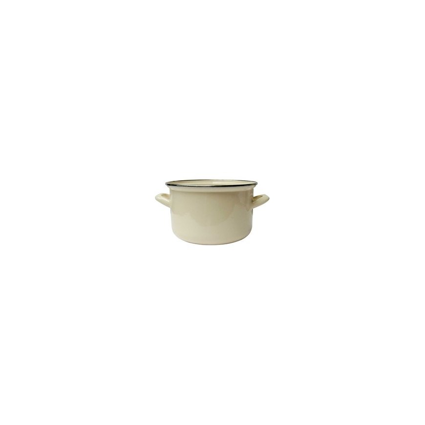 Enamel Pot 16 cm 1.8 l Gray EMALIA OLKUSZ